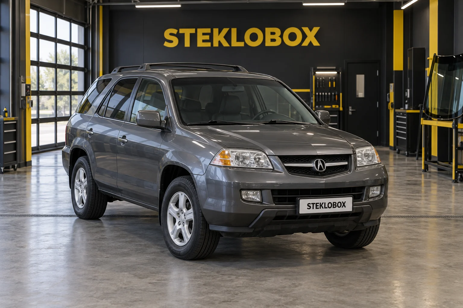 Acura MDX I в установочном центре STEKLOBOX
