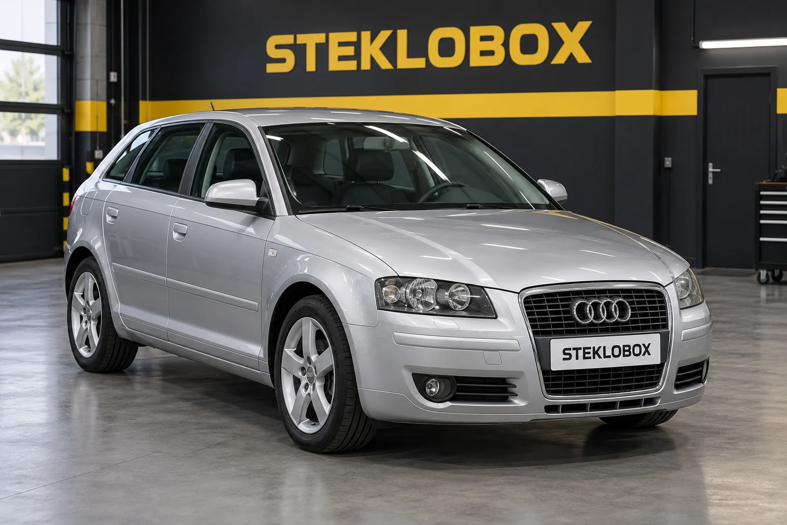 Audi A3 II (8P) в установочном центре STEKLOBOX