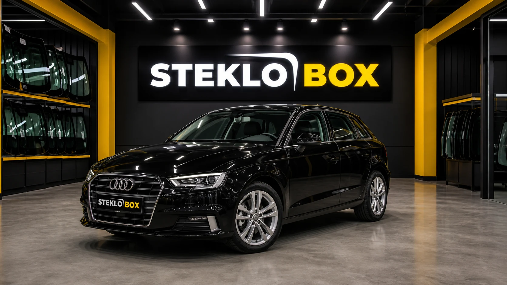 Audi A3 8V в установочном центре STEKLOBOX