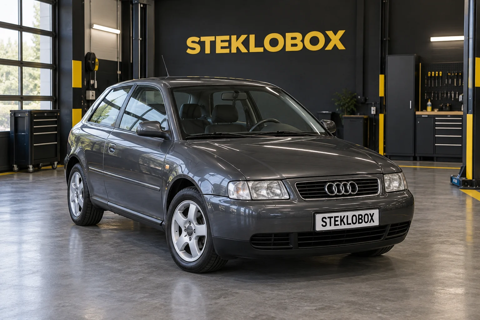 Audi A3 I (8L) в установочном центре STEKLOBOX
