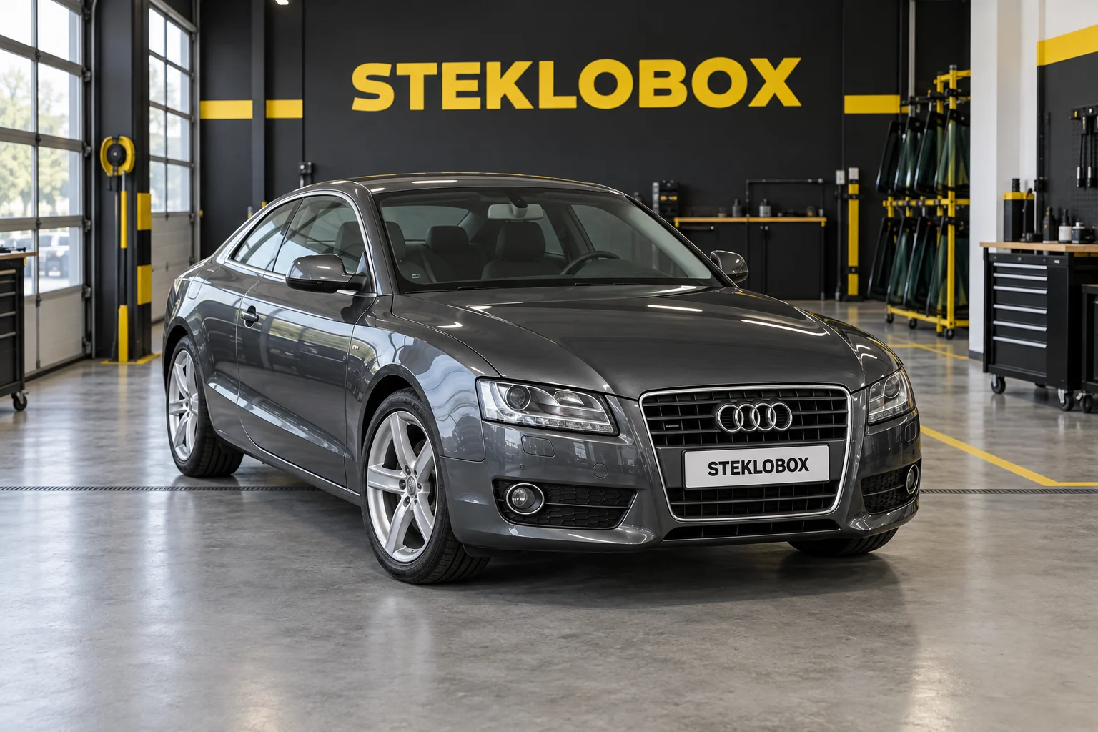 Audi A5 I 8T Coupe в установочном центре STEKLOBOX