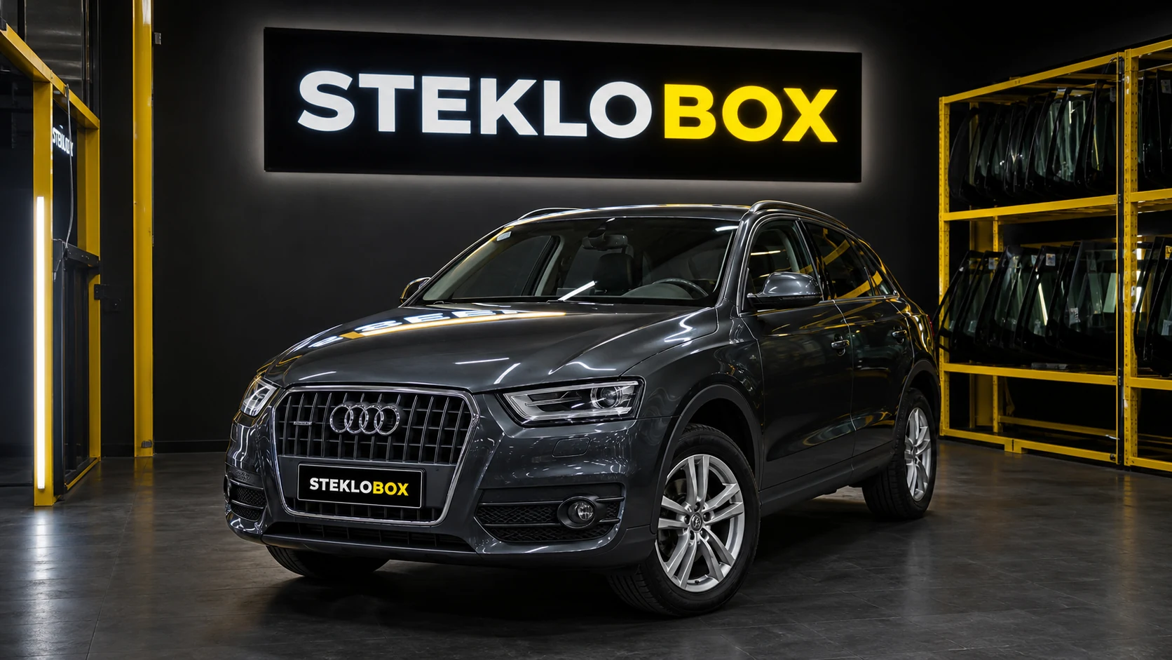 Audi Q3 8U в установочном центре STEKLOBOX