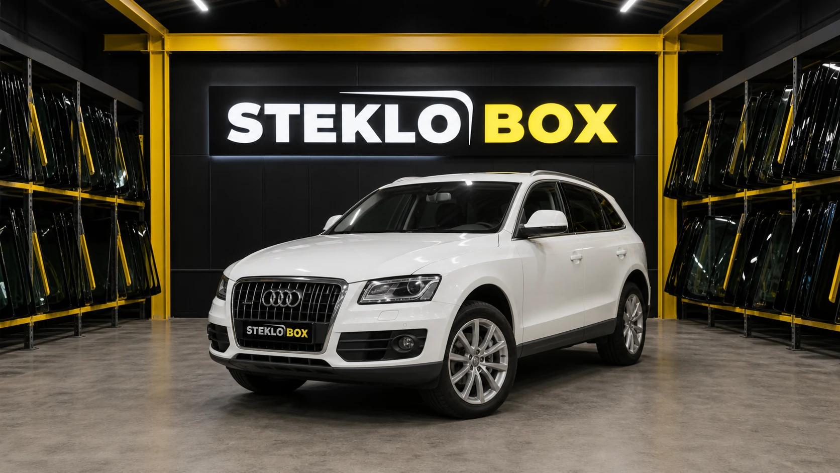 Audi Q5 8R в установочном центре STEKLOBOX