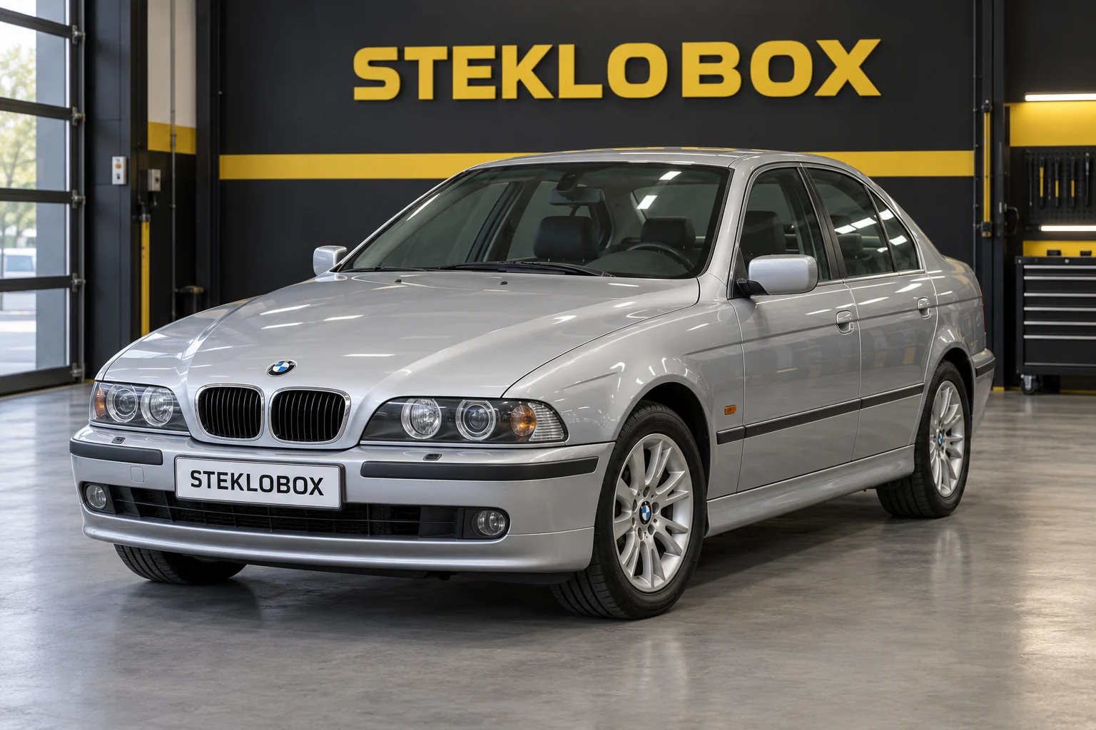 BMW 5-Series E39 в установочном центре STEKLOBOX