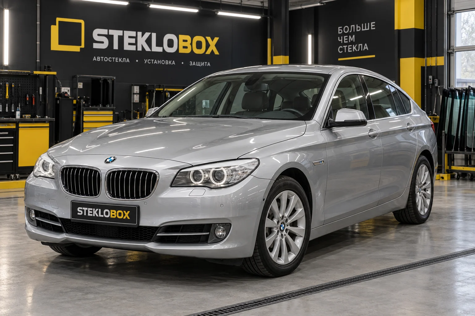 BMW 5-Series GT F07 в установочном центре STEKLOBOX