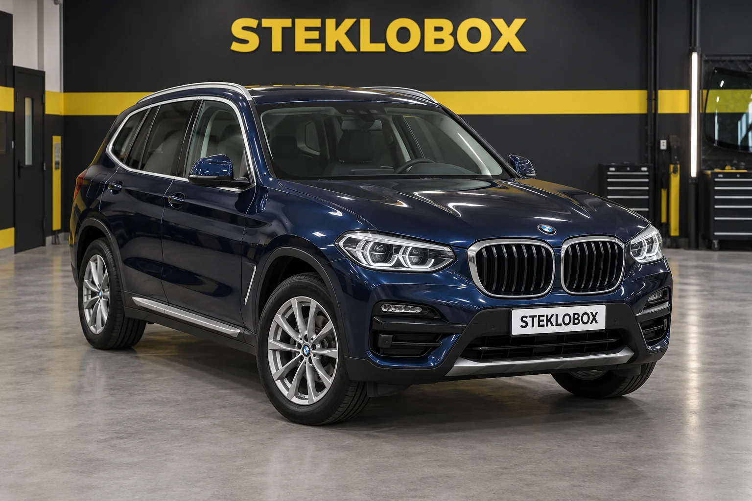 BMW X3 III (G01) в установочном центре STEKLOBOX