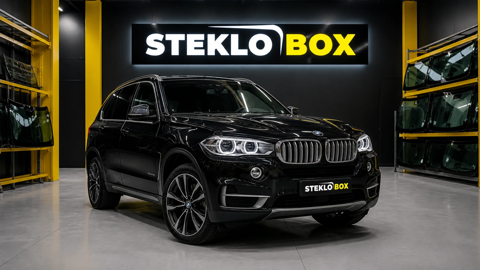 BMW X5 F15 в установочном центре STEKLOBOX