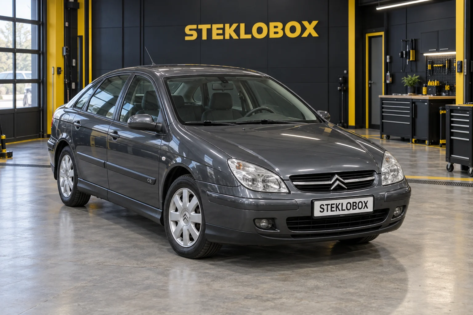 Citroen C5 I в установочном центре STEKLOBOX