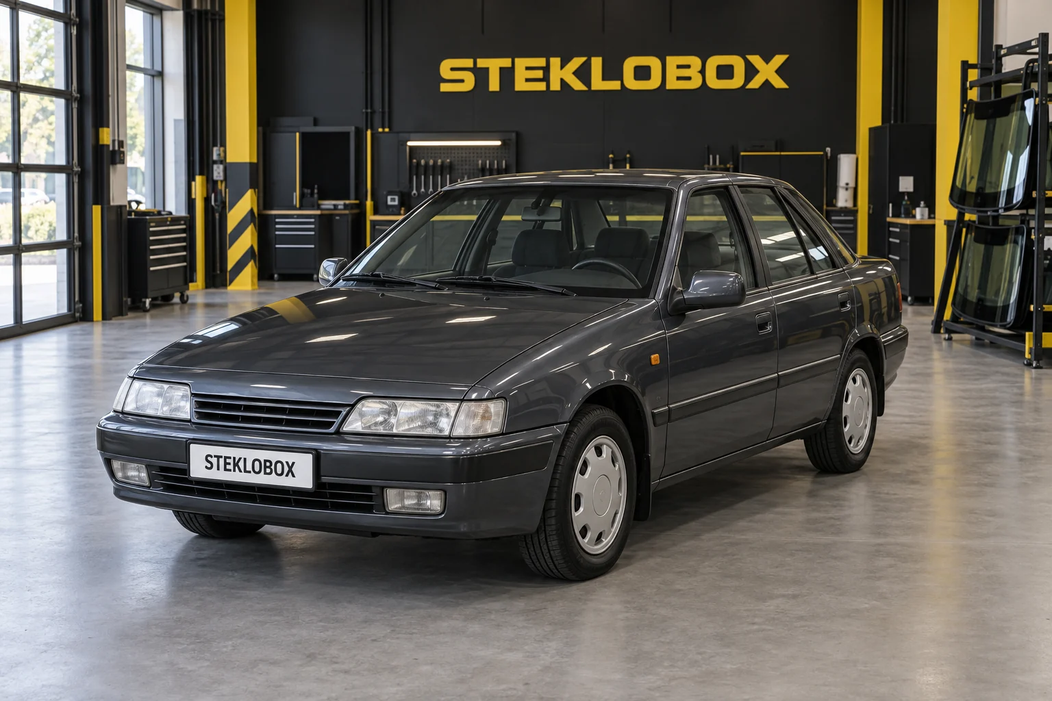 Daewoo Espero в установочном центре STEKLOBOX