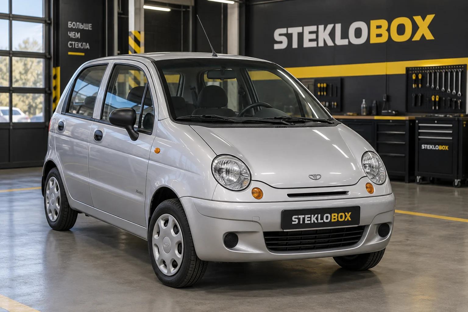 Daewoo Matiz I в установочном центре STEKLOBOX