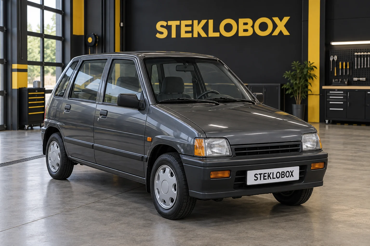 Daewoo Tico в установочном центре STEKLOBOX