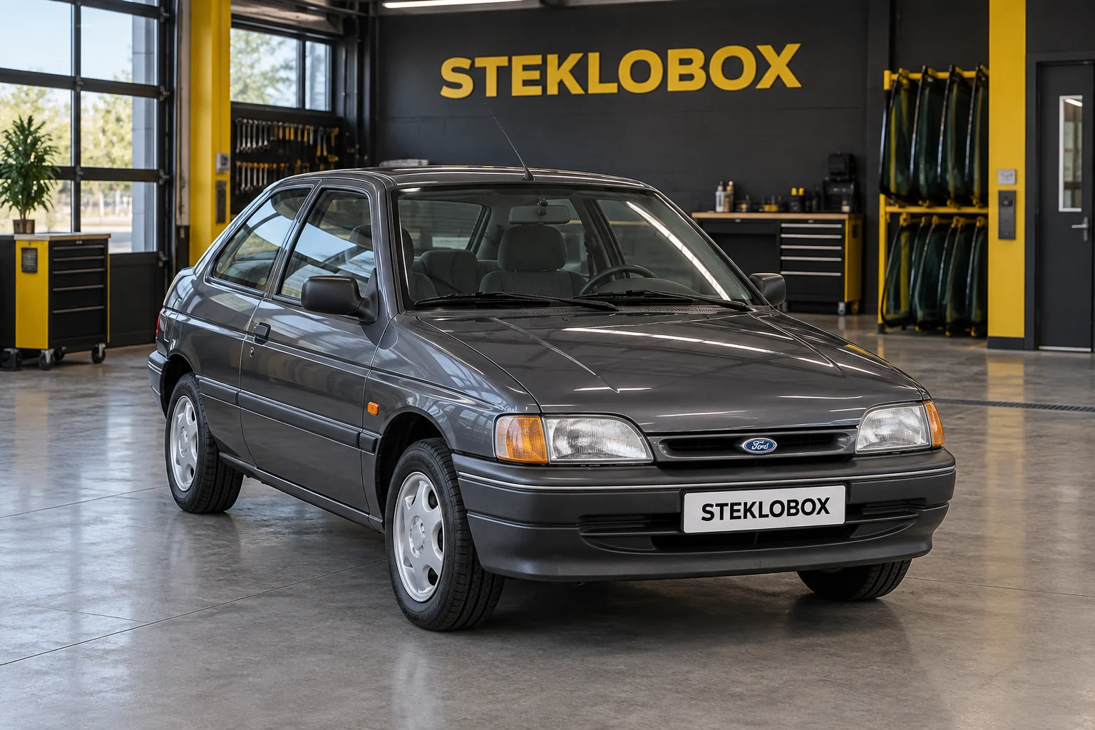 Ford Escort V в установочном центре STEKLOBOX