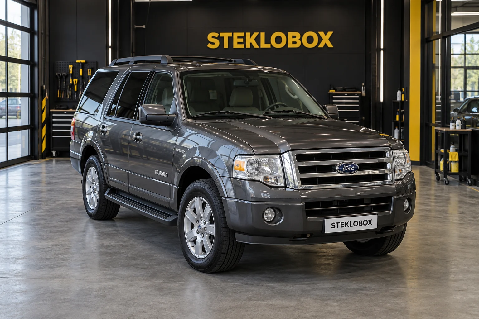 Ford Expedition III в установочном центре STEKLOBOX
