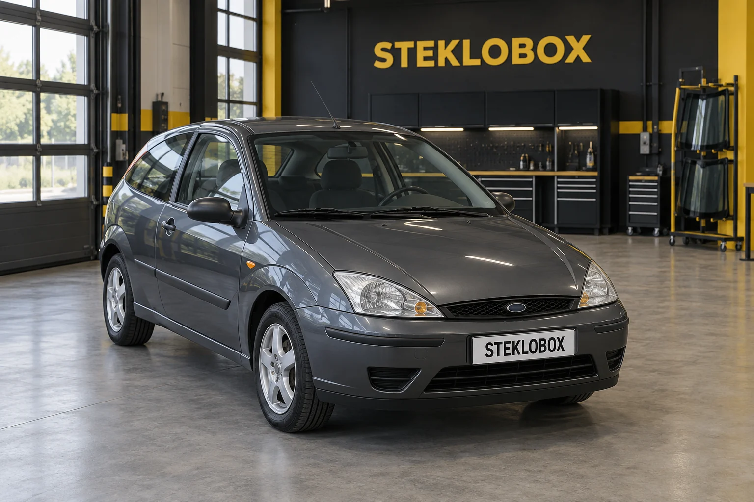 Ford Focus I в установочном центре STEKLOBOX