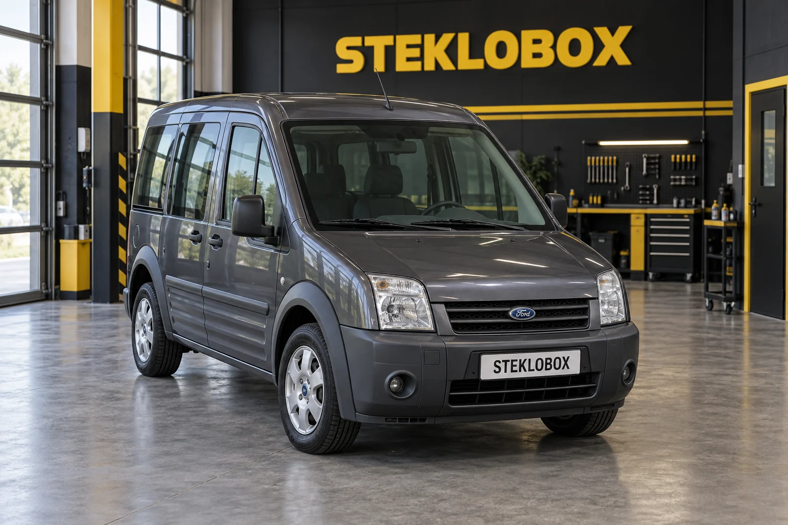 Ford Tourneo Connect I в установочном центре STEKLOBOX