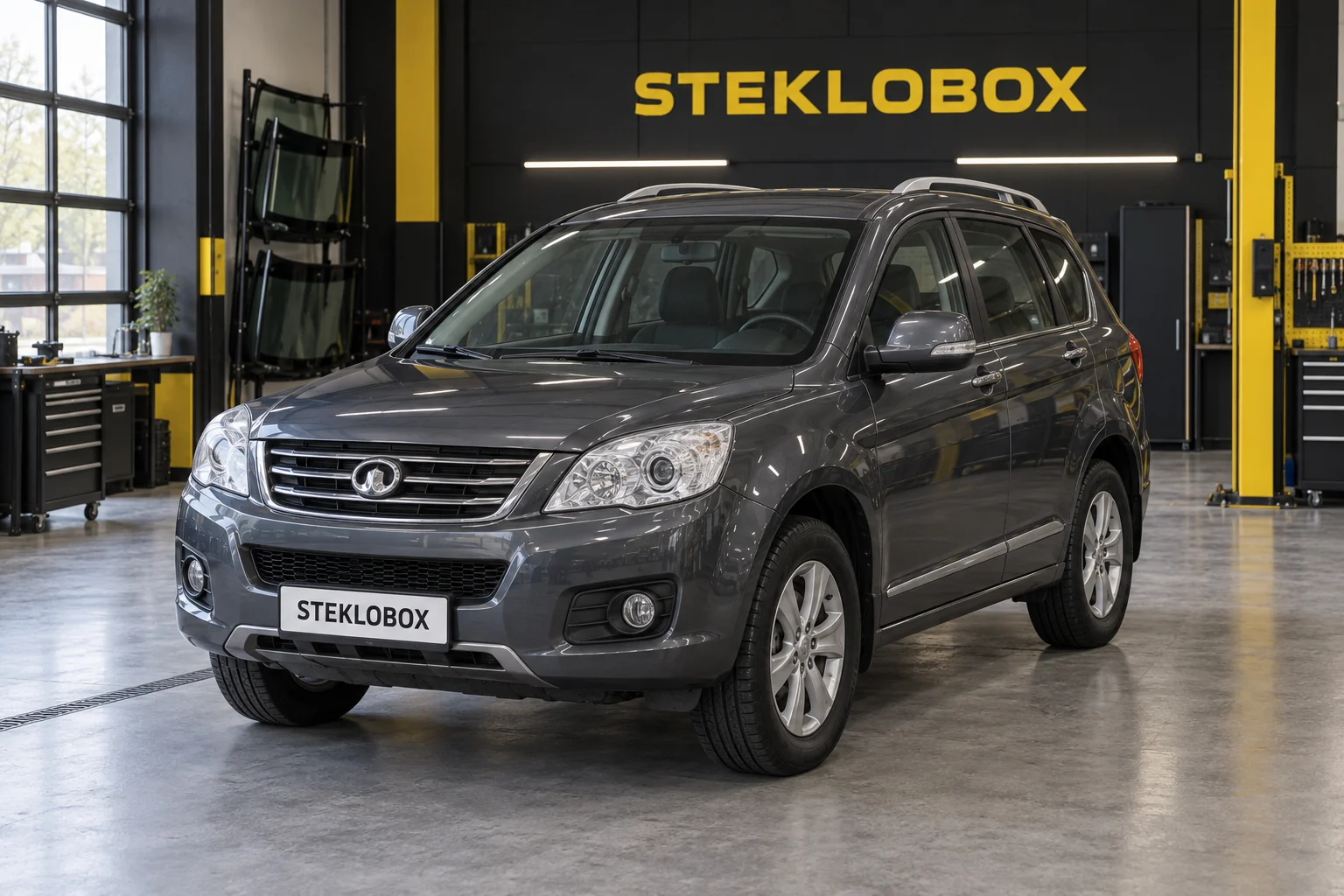 Great Wall Hover H6 в установочном центре STEKLOBOX