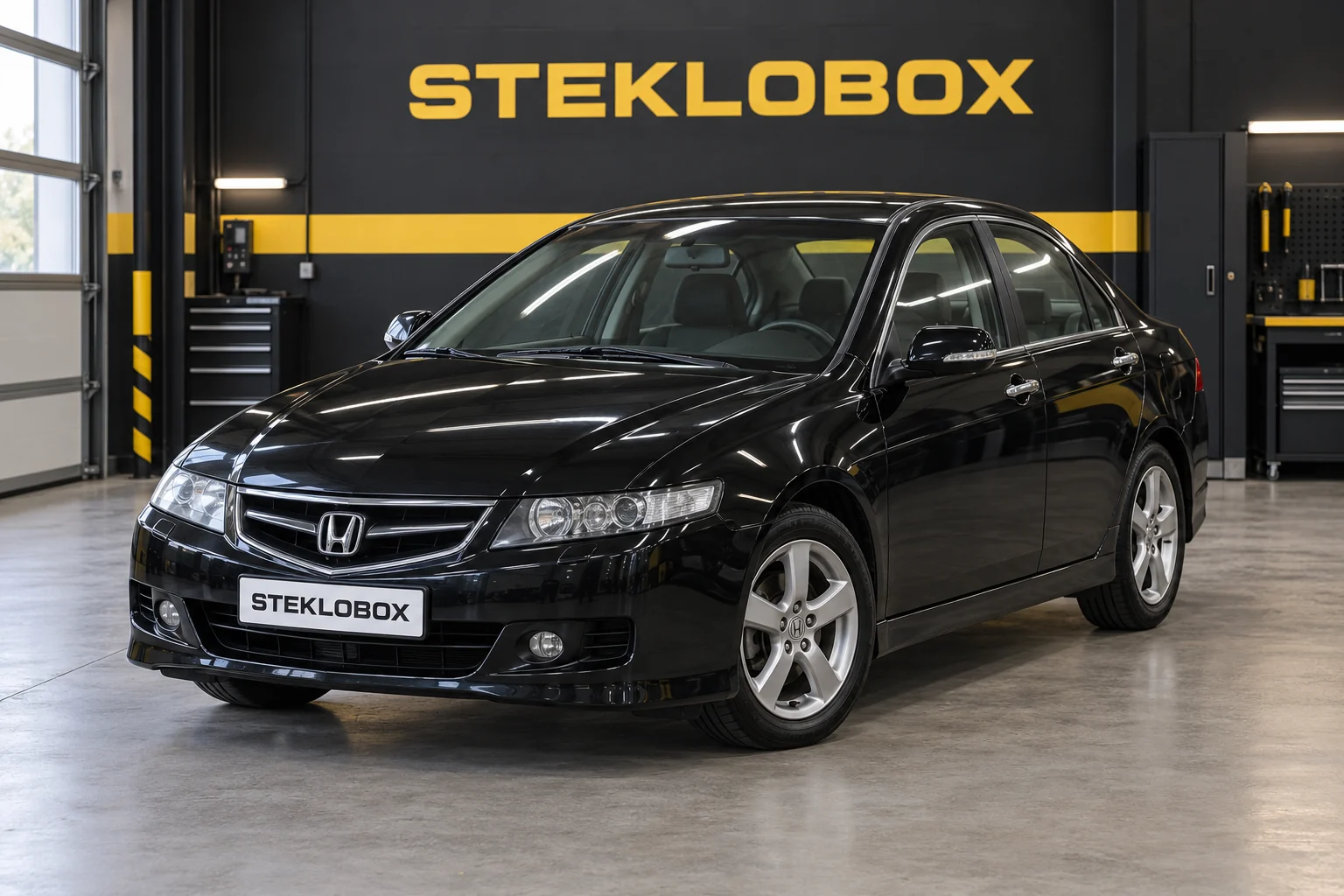 Honda Accord VII в установочном центре STEKLOBOX