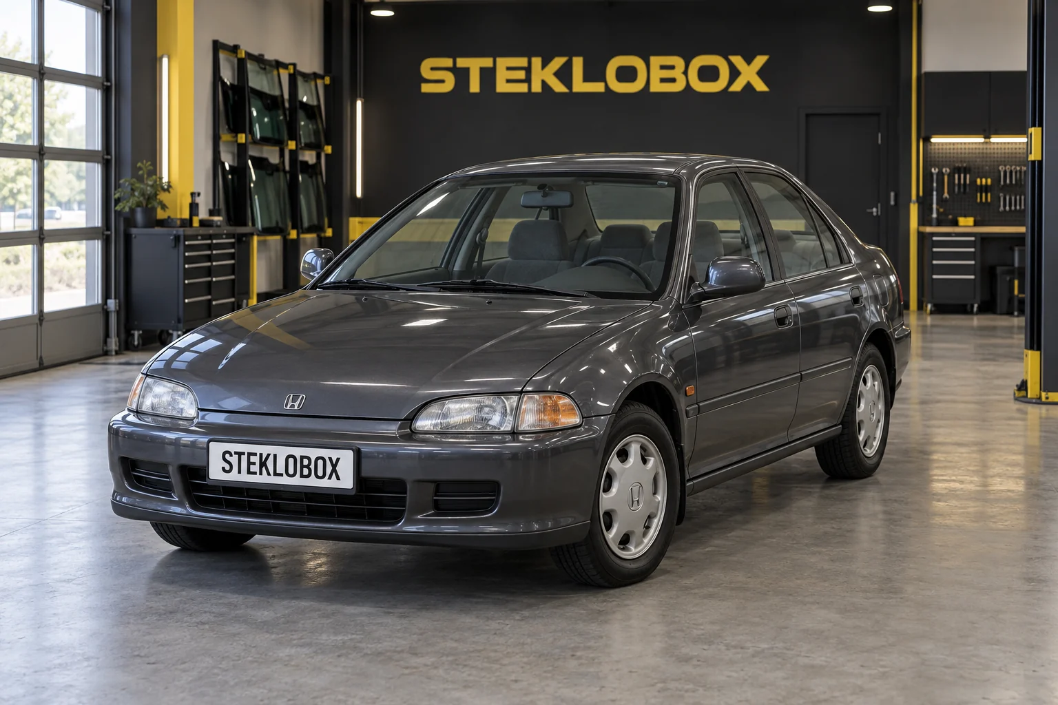 Honda Civic V в установочном центре STEKLOBOX