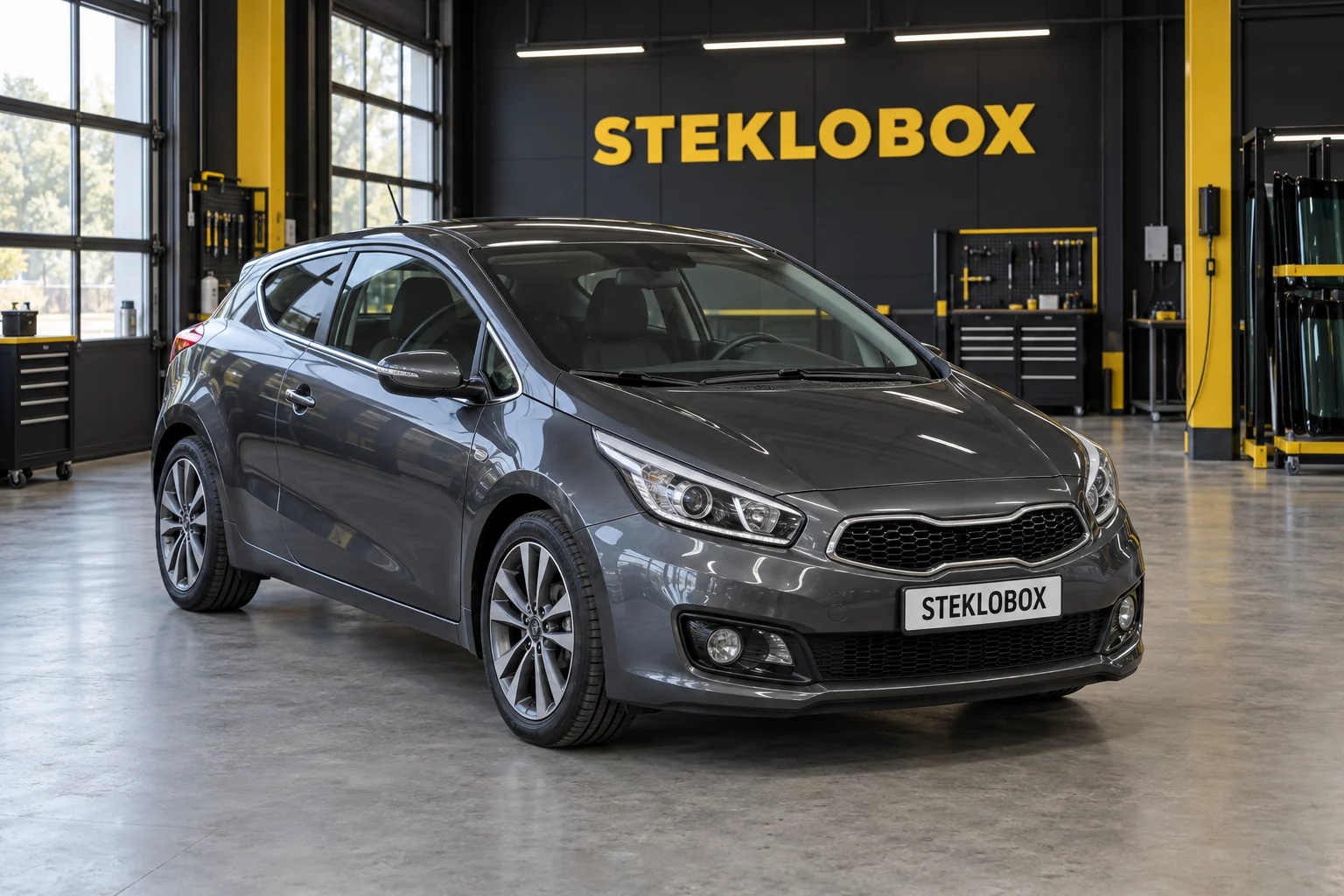 Kia ProCeed II JD в установочном центре STEKLOBOX