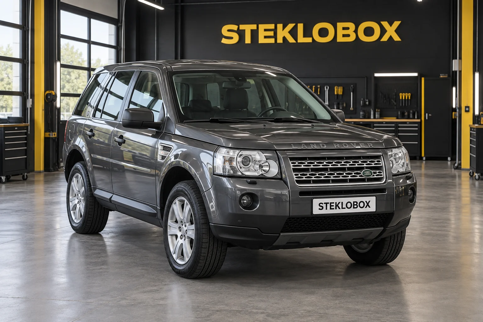 Land Rover Freelander II в установочном центре STEKLOBOX