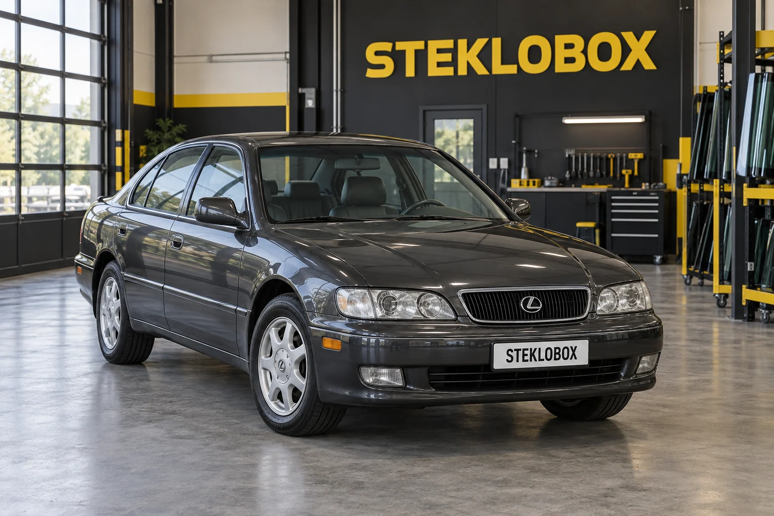 Lexus GS 300 I в установочном центре STEKLOBOX