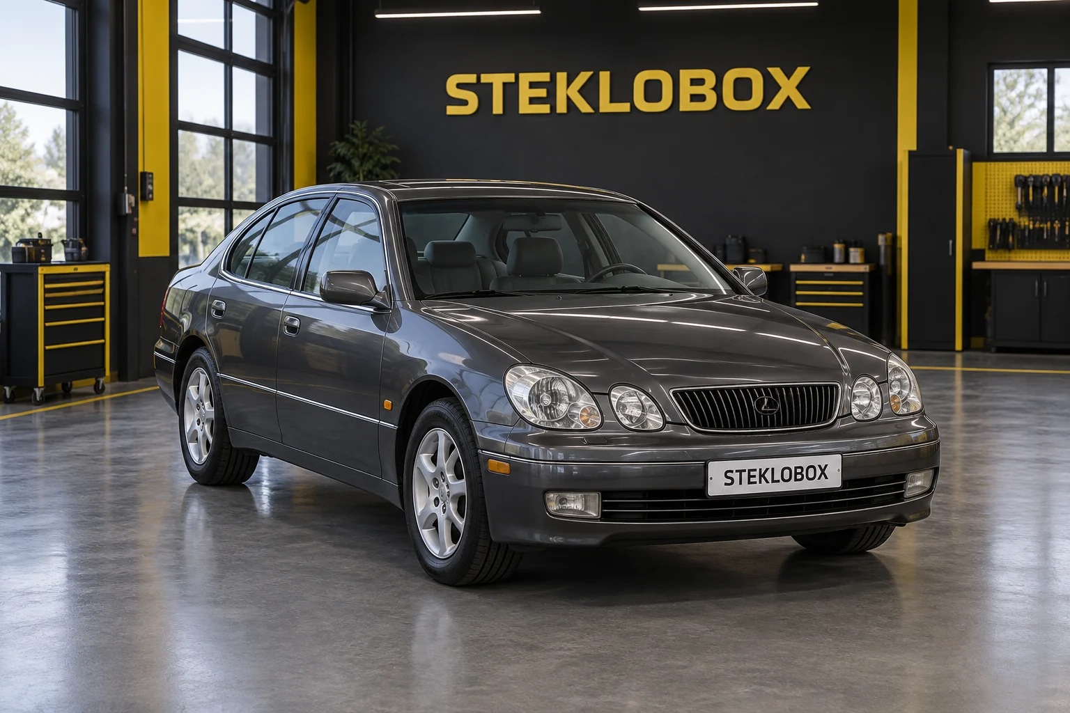 Lexus GS 300 II в установочном центре STEKLOBOX
