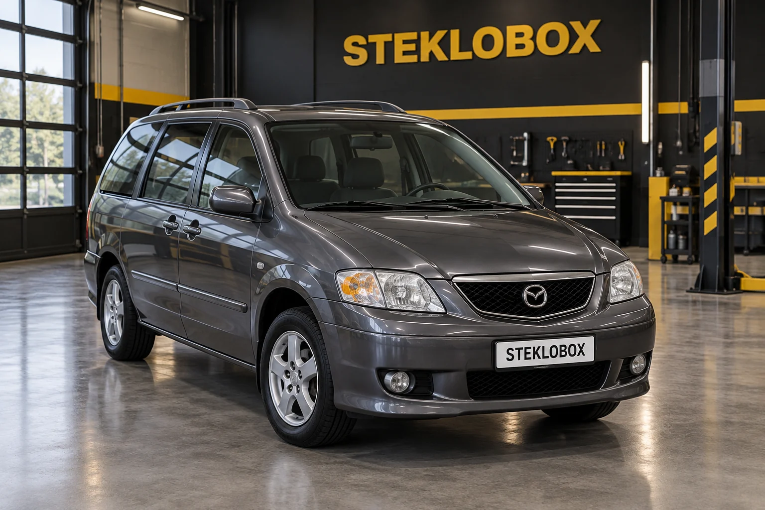 Mazda MPV II LW в установочном центре STEKLOBOX