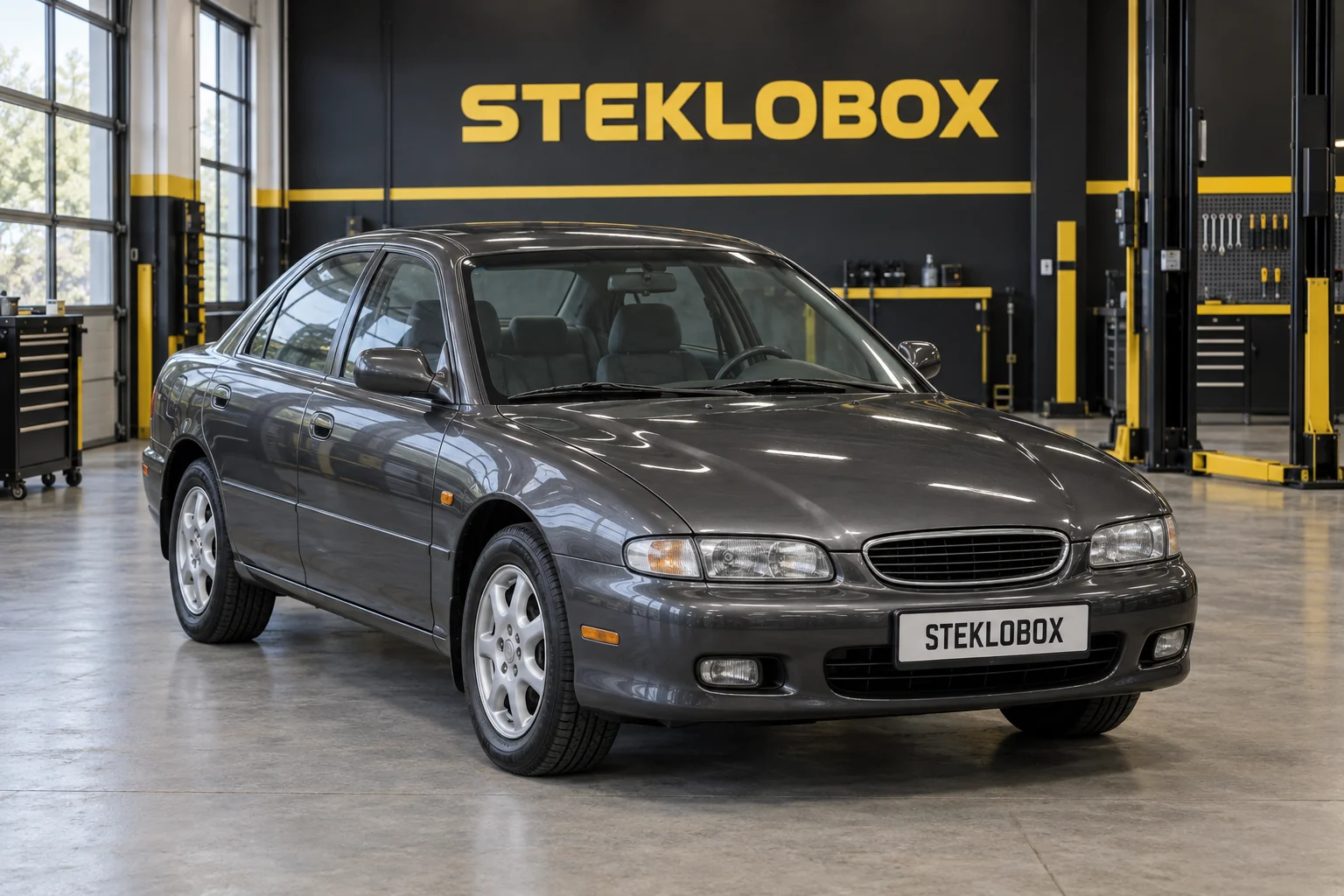Mazda Xedos 6 в установочном центре STEKLOBOX