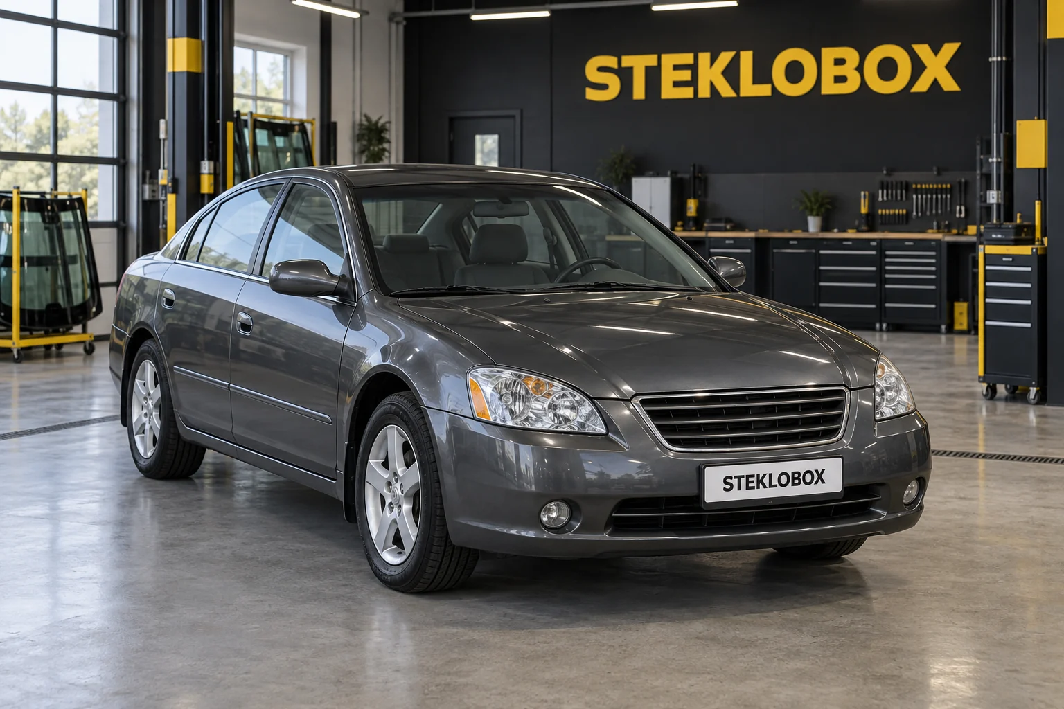 Nissan Altima III L31 в установочном центре STEKLOBOX
