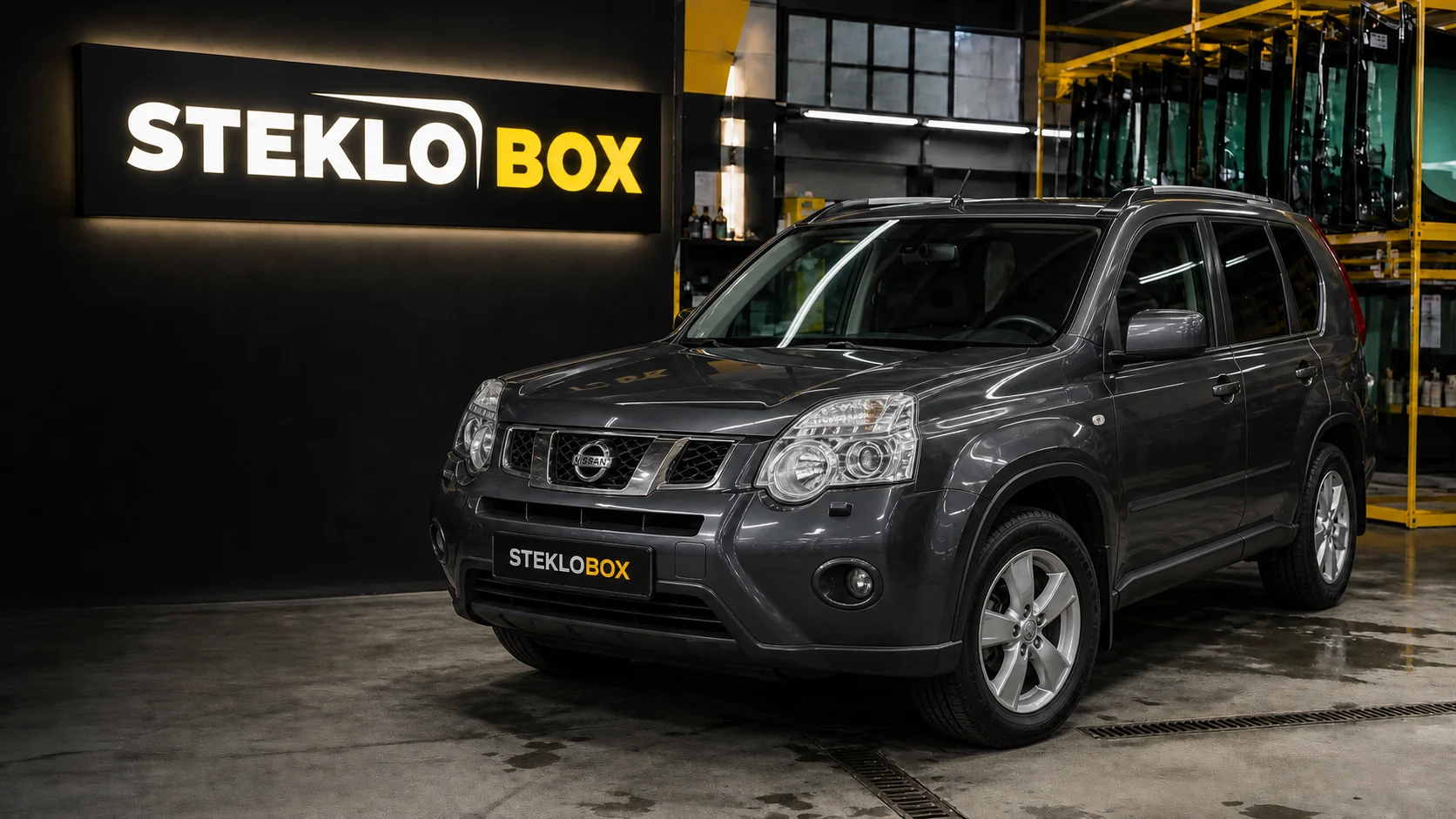 Nissan X-Trail T31 в установочном центре STEKLOBOX