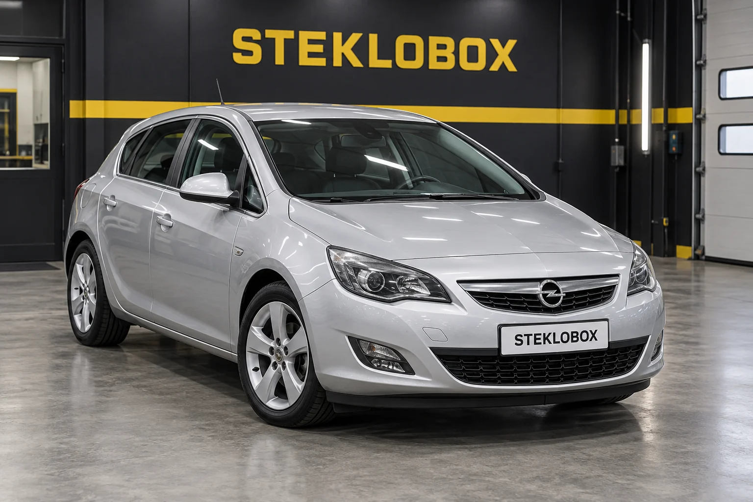 Opel Astra J в установочном центре STEKLOBOX