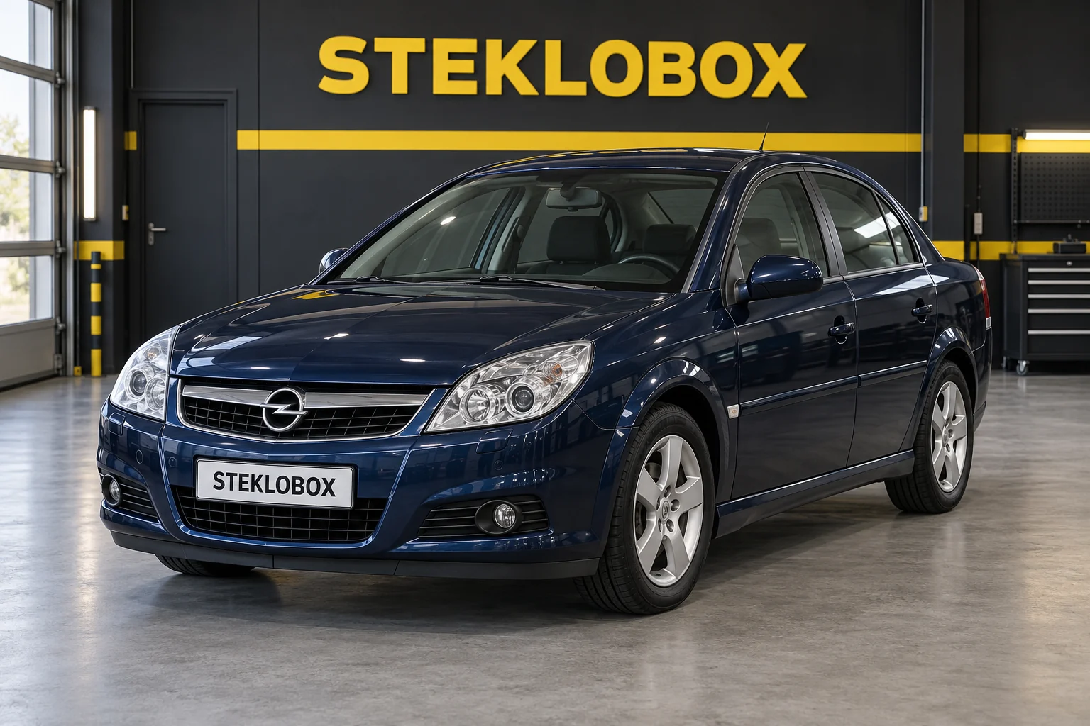 Opel Vectra C в установочном центре STEKLOBOX