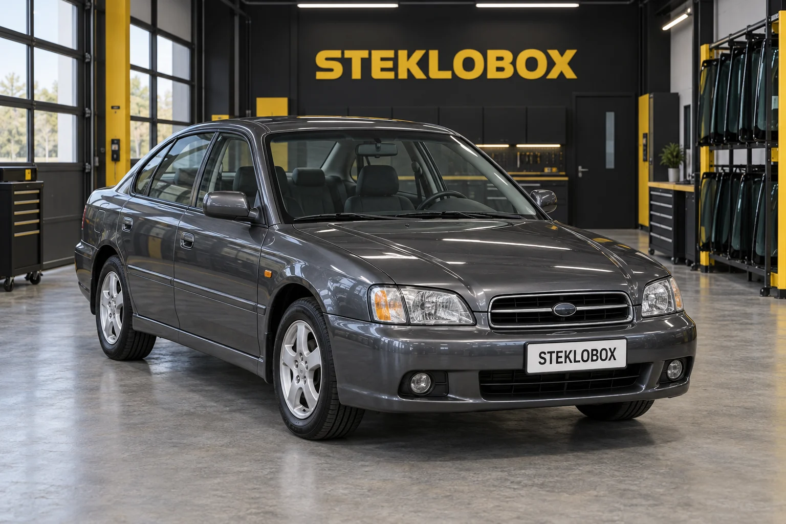 Subaru Legacy III в установочном центре STEKLOBOX