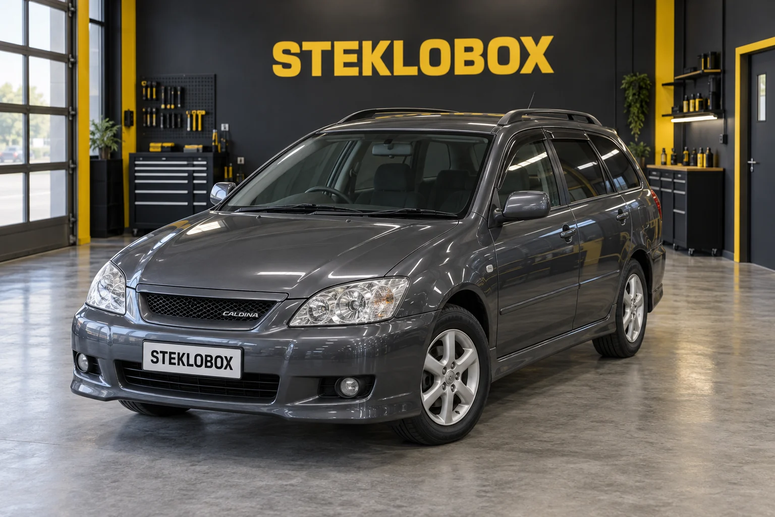 Toyota Caldina III T24 в установочном центре STEKLOBOX