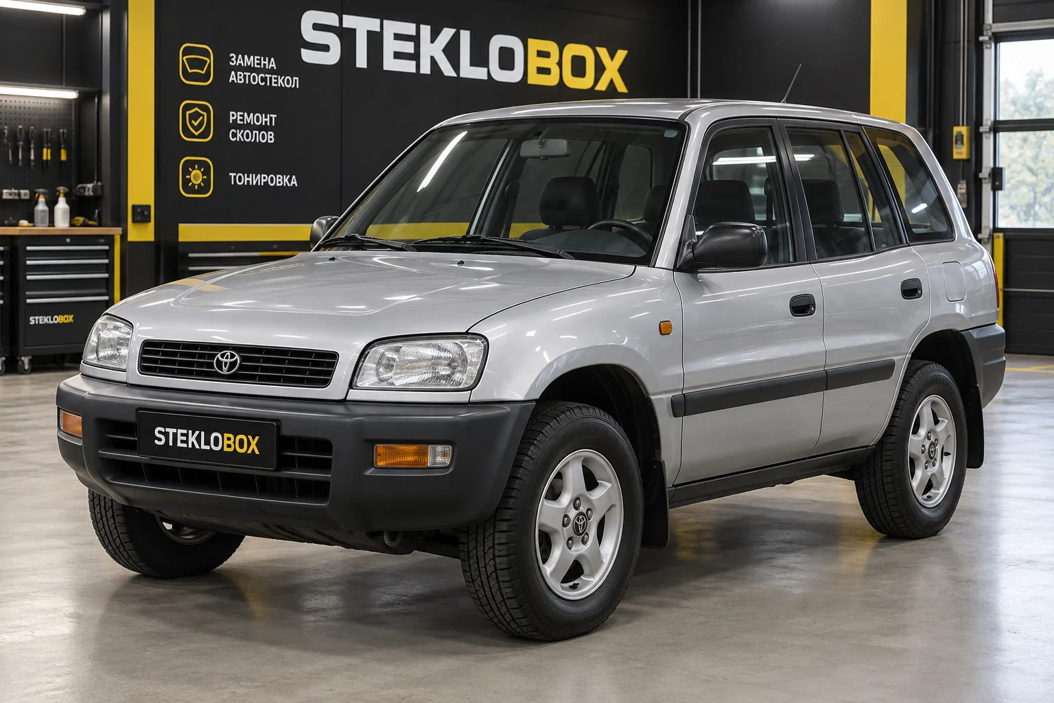 Toyota RAV 4 I XA10 в установочном центре STEKLOBOX
