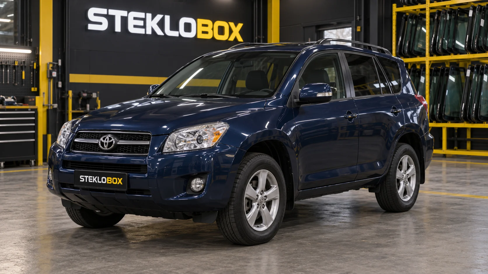 Toyota RAV4 XA30 в установочном центре STEKLOBOX