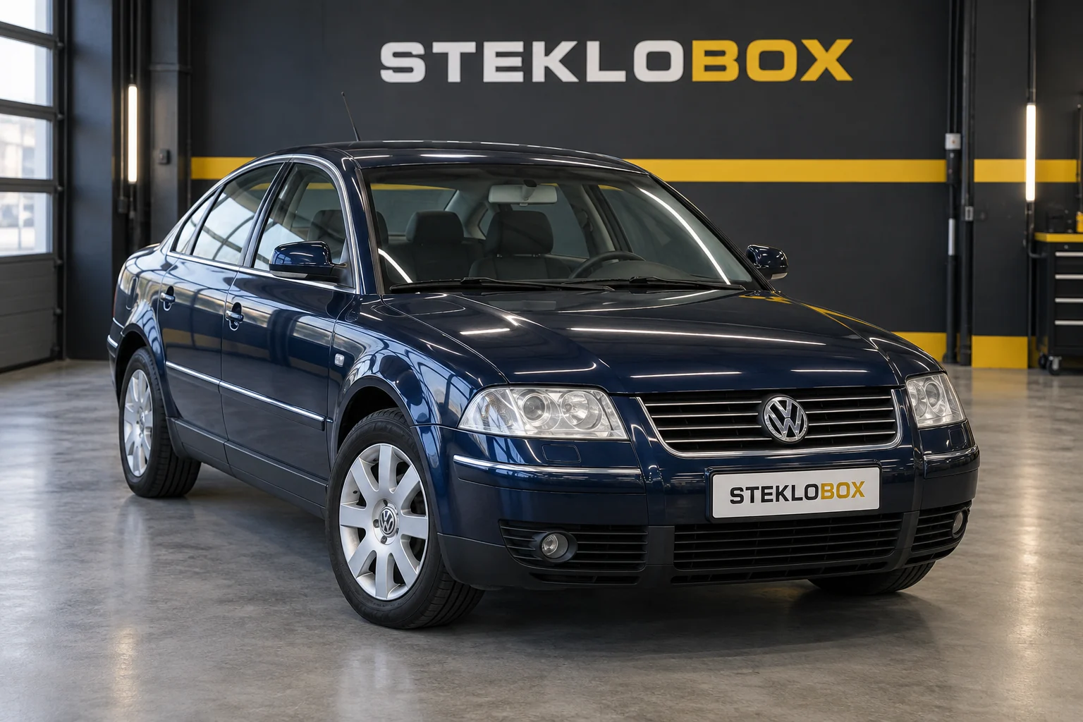 Volkswagen Passat B5 в установочном центре STEKLOBOX