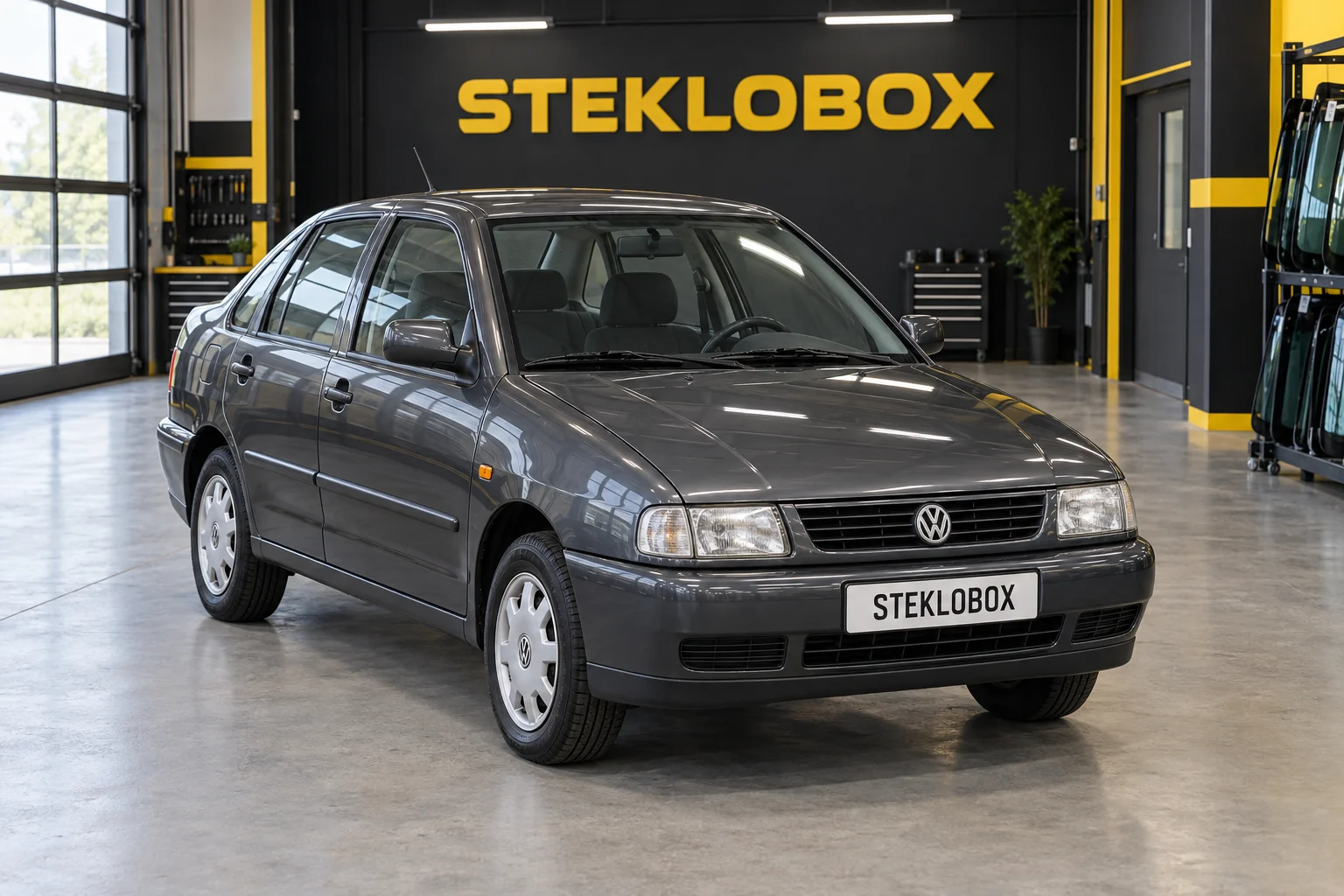 Volkswagen Polo III Classic Sedan в установочном центре STEKLOBOX