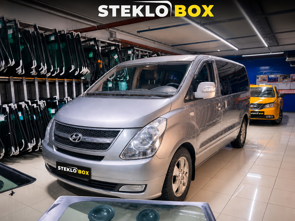 Автомобиль в рабочей зоне STEKLOBOX Бутово