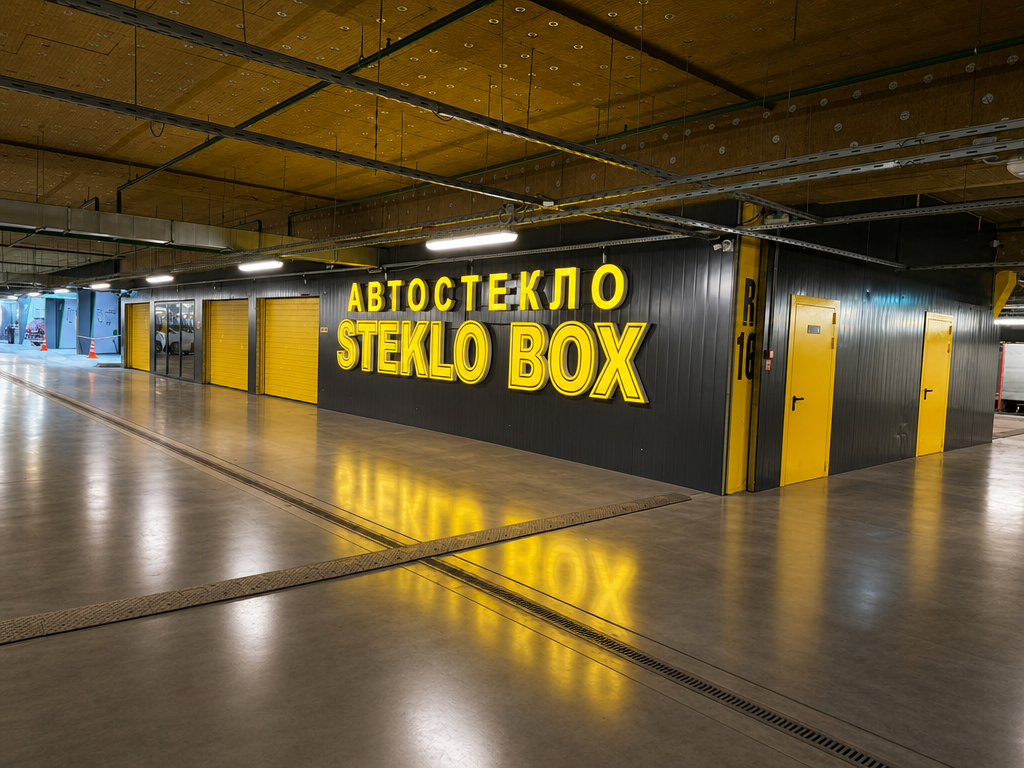 Фасад STEKLOBOX Царицыно на подземной парковке